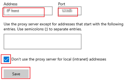 how to set up proxy on windows 10