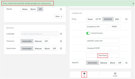 how to set up proxy on kameleo