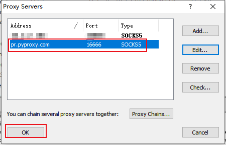 how to set up proxy in proxifier