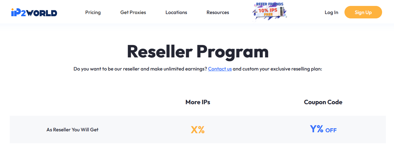 The Referral Program Online, call your friends and get free IP rewards together