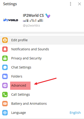 How to configure IP2World Proxy on Telegram?